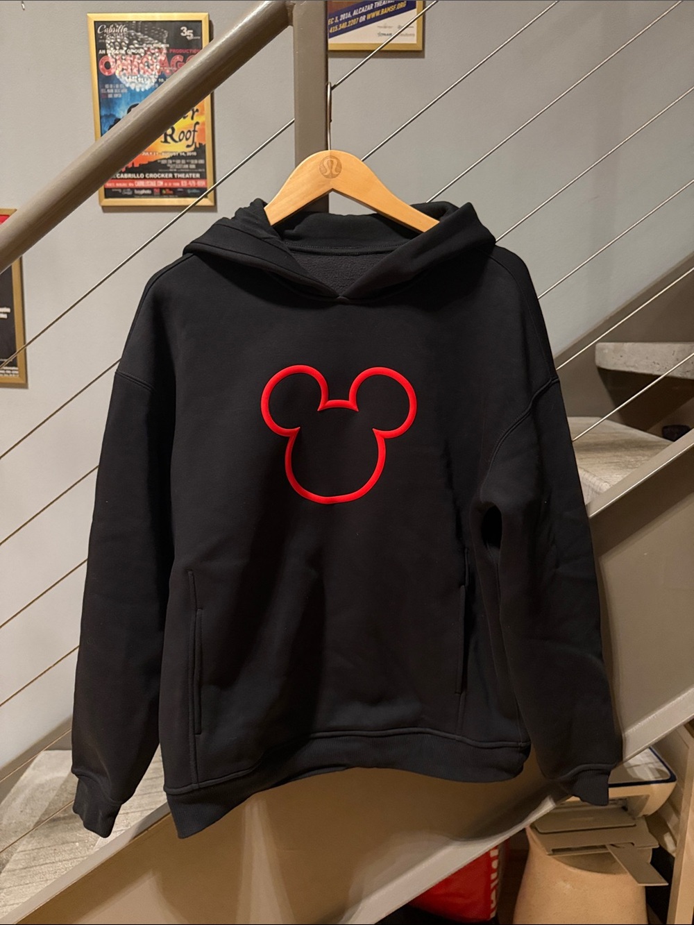 Lululemon x Disney All Yours Hoodie Mickey Mouse Black XS